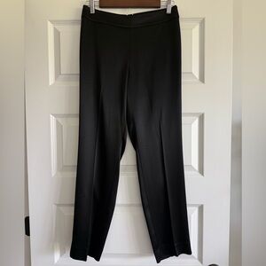 St. John Caviar Satin Ankle Pants